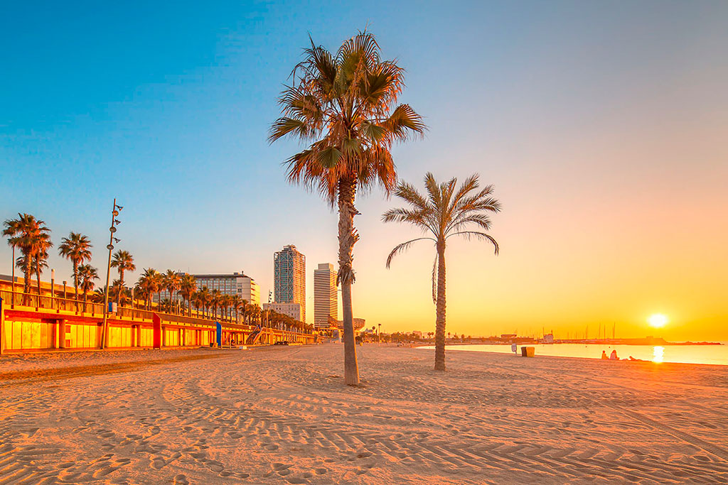 Plage de Barcelone